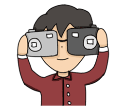 Camera Guy & Girl Model & Pretty sticker #6311257