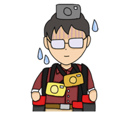 Camera Guy & Girl Model & Pretty sticker #6311258