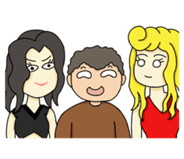 Camera Guy & Girl Model & Pretty sticker #6311262