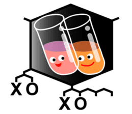 "xoxo" by The Test Tubes sticker #6311678