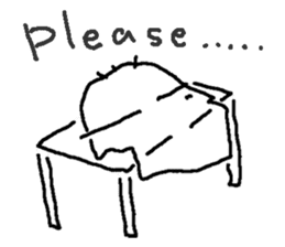 No motivation ghost and his friends EN sticker #6313050