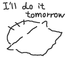 No motivation ghost and his friends EN sticker #6313051