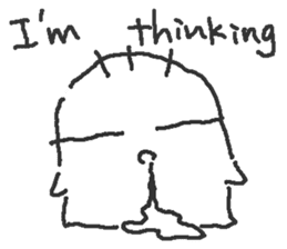 No motivation ghost and his friends EN sticker #6313059