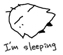 No motivation ghost and his friends EN sticker #6313067