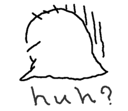 No motivation ghost and his friends EN sticker #6313068