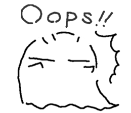 No motivation ghost and his friends EN sticker #6313070