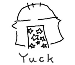 No motivation ghost and his friends EN sticker #6313073