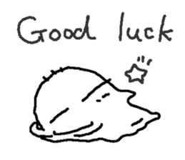 No motivation ghost and his friends EN sticker #6313074