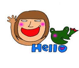 me and the frog. the fourth. sticker #6313160