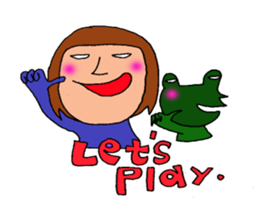 me and the frog. the fourth. sticker #6313162