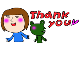 me and the frog. the fourth. sticker #6313171