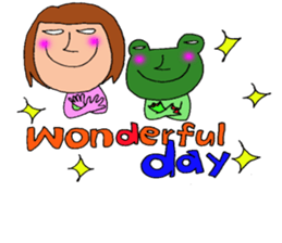 me and the frog. the fourth. sticker #6313175