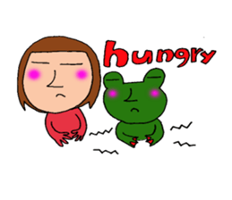 me and the frog. the fourth. sticker #6313183