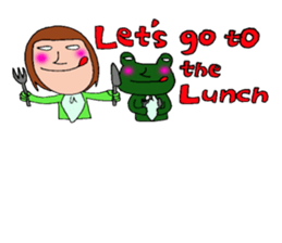 me and the frog. the fourth. sticker #6313185