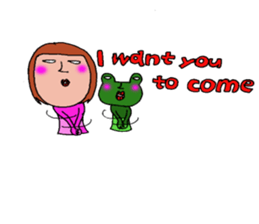 me and the frog. the fourth. sticker #6313191