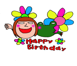 me and the frog. the fourth. sticker #6313193