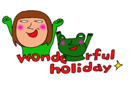 me and the frog. the fourth. sticker #6313194