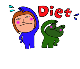 me and the frog. the fourth. sticker #6313197