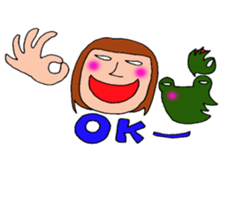 me and the frog. the fourth. sticker #6313198