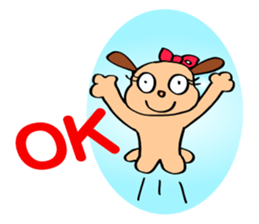 The funky dog 4 sticker #6313320