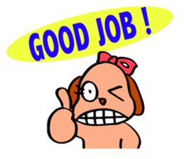 The funky dog 4 sticker #6313334