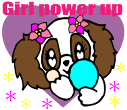 Lovely Puppy 3 Cheerful A cocker English sticker #6313560