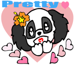Lovely Puppy 3 Cheerful A cocker English sticker #6313561