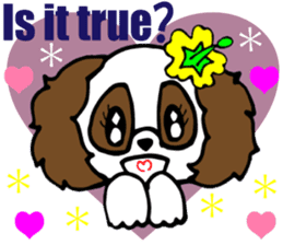 Lovely Puppy 3 Cheerful A cocker English sticker #6313562