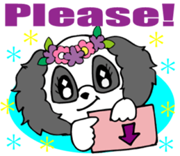 Lovely Puppy 3 Cheerful A cocker English sticker #6313593