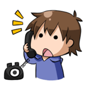 A person with a glum face Sticker sticker #6313622