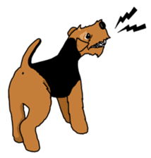 Funny dog, Welsh Terrier sticker #6313644