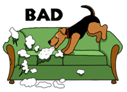 Funny dog, Welsh Terrier sticker #6313650