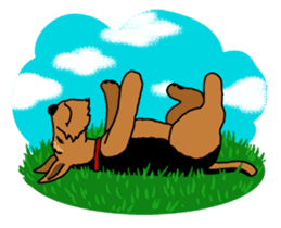 Funny dog, Welsh Terrier sticker #6313653