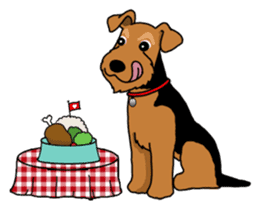 Funny dog, Welsh Terrier sticker #6313656