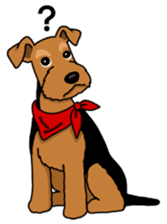 Funny dog, Welsh Terrier sticker #6313662