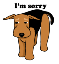 Funny dog, Welsh Terrier sticker #6313667