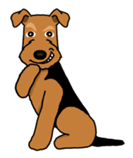 Funny dog, Welsh Terrier sticker #6313677