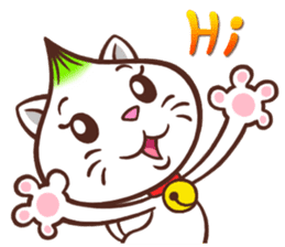 Oni the Costumed Cat sticker #6313760