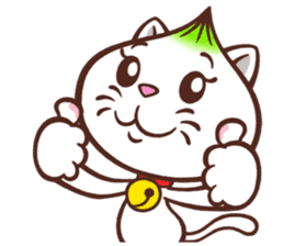 Oni the Costumed Cat sticker #6313761