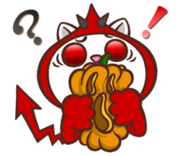 Oni the Costumed Cat sticker #6313772