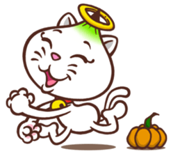 Oni the Costumed Cat sticker #6313781
