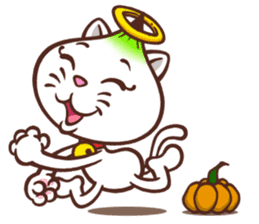 Oni the Costumed Cat sticker #6313781