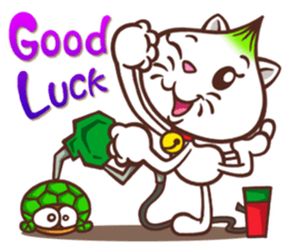 Oni the Costumed Cat sticker #6313783