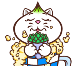 Oni the Costumed Cat sticker #6313787