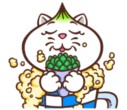 Oni the Costumed Cat sticker #6313787
