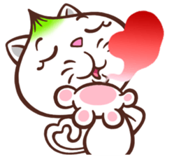 Oni the Costumed Cat sticker #6313788