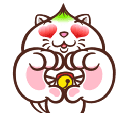 Oni the Costumed Cat sticker #6313789