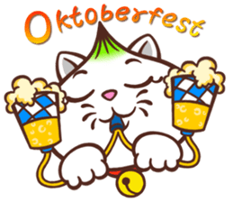 Oni the Costumed Cat sticker #6313799