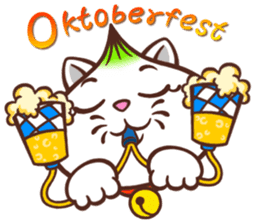 Oni the Costumed Cat sticker #6313799