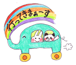 Happy cute lovely animals Part3 sticker #6314331